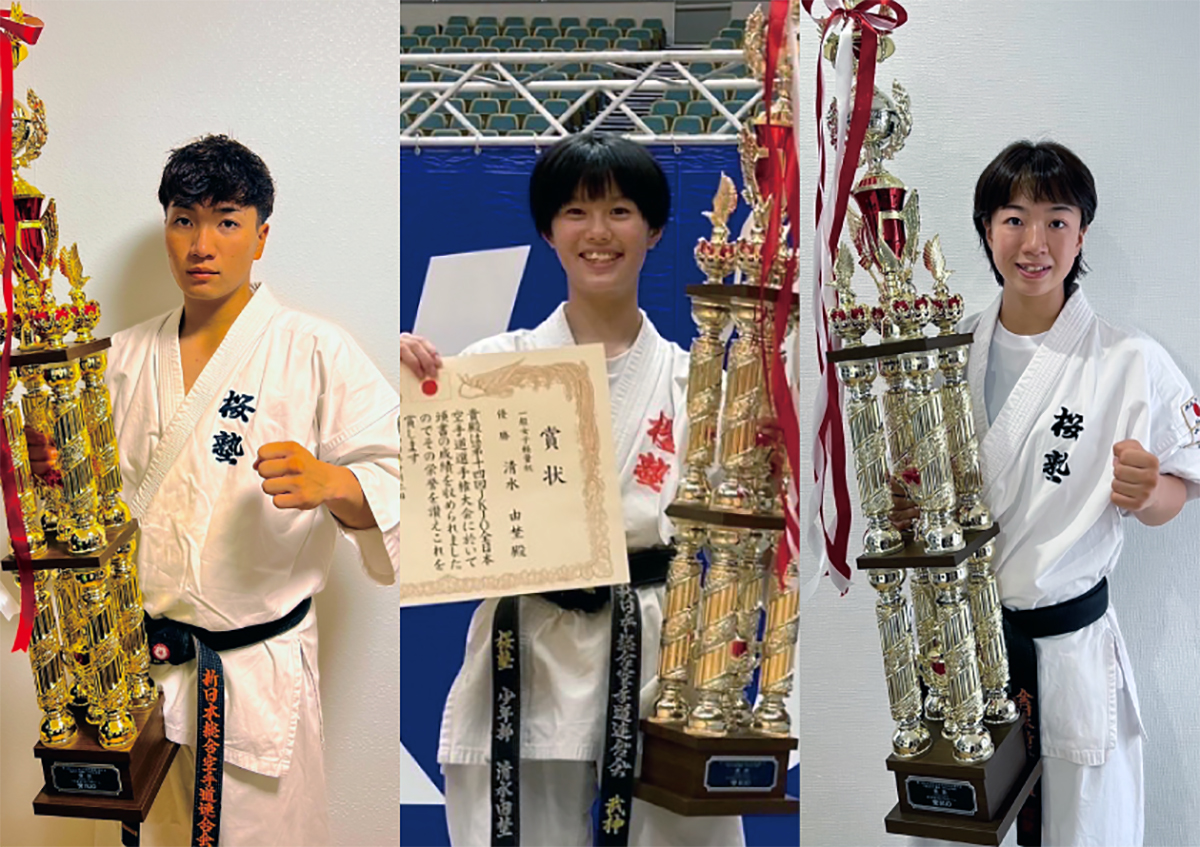 第14回JKJO全日本チャンピオンに輝いた3選手